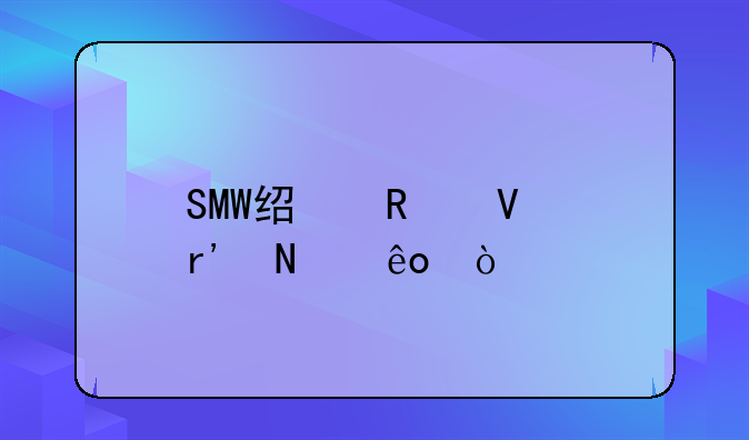 SMW经销商有哪些？