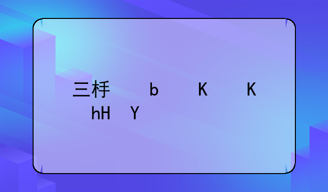 三板是什么意思