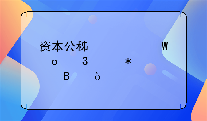 资本公积如何进行账务处理？