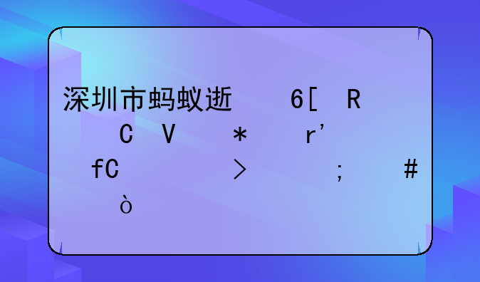 深圳市蚂蚁速卖电子商务有限公司怎么样？