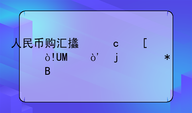 人民币购汇支付外币（USD）的账务处理