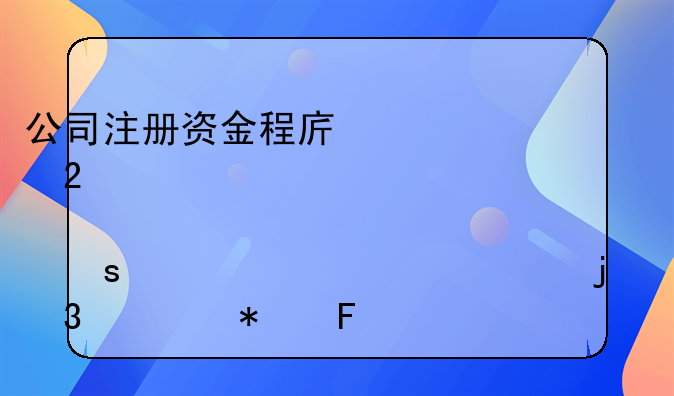 公司注册资金程序规范必备股东货币出资的验资报告