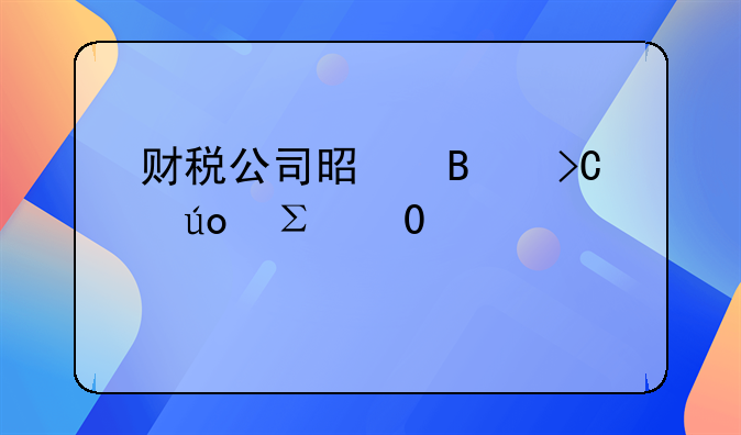 财税公司是否提供注册+记账打包优惠？2025年企业价格详细说明
